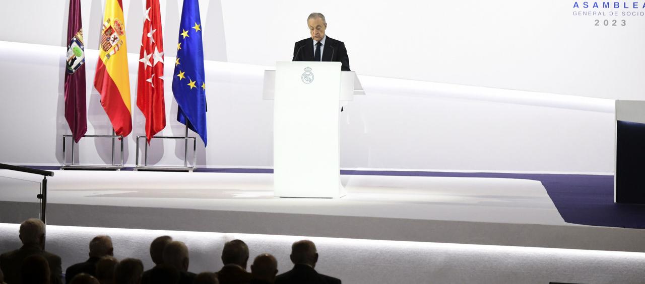 Florentino Pérez, presidente del Real Madrid.