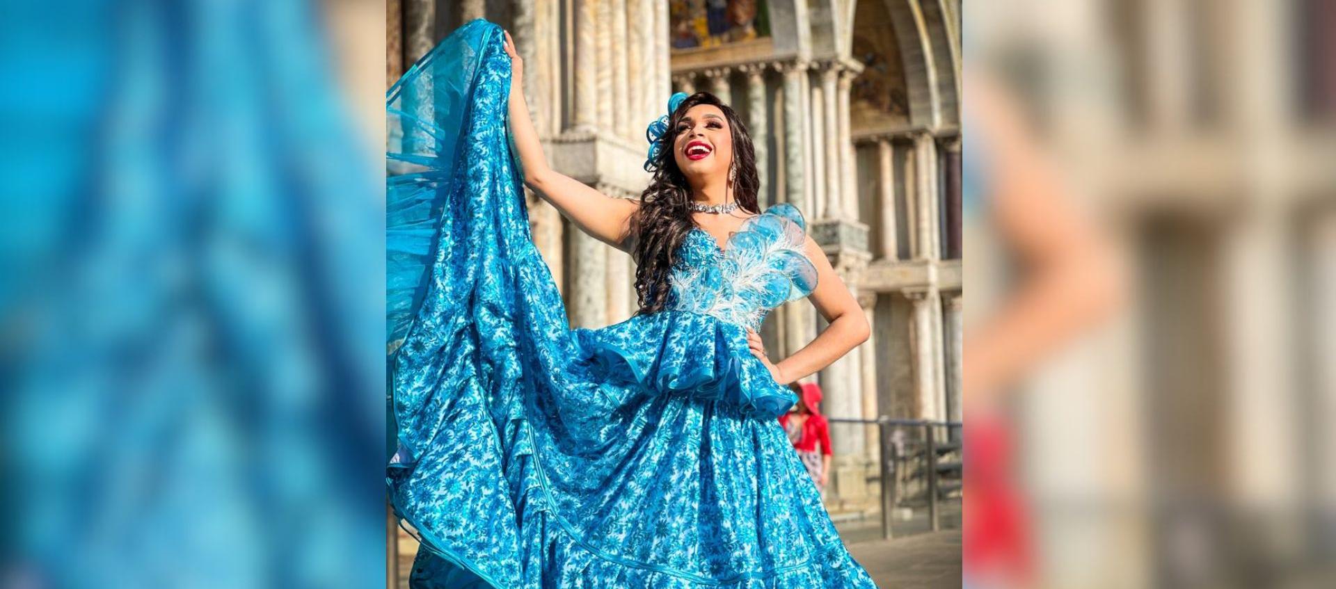 Gabriela Viloria, reina internacional del Carnaval Gay de Barranquilla 2024.