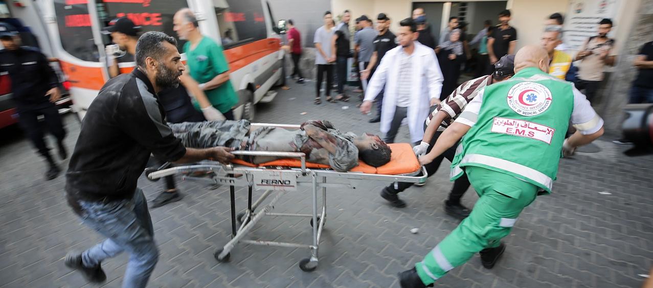 Imagen del hospital de Al Shifa.