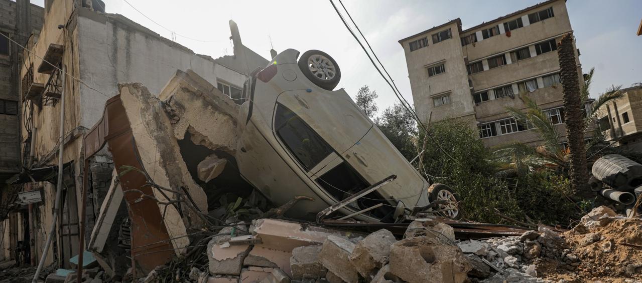 La imagen de la destrucción en Gaza.