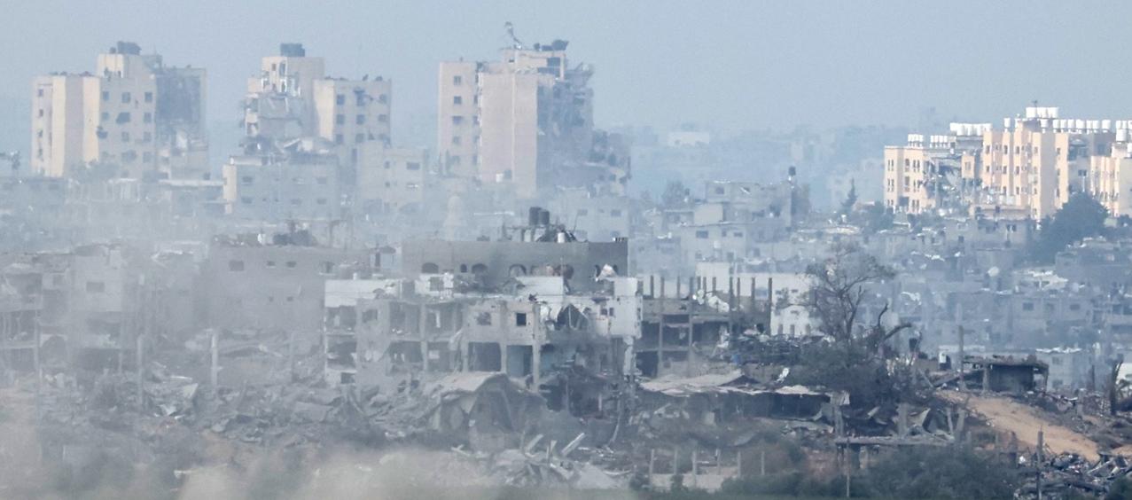 La imagen actual en la Franja de Gaza.