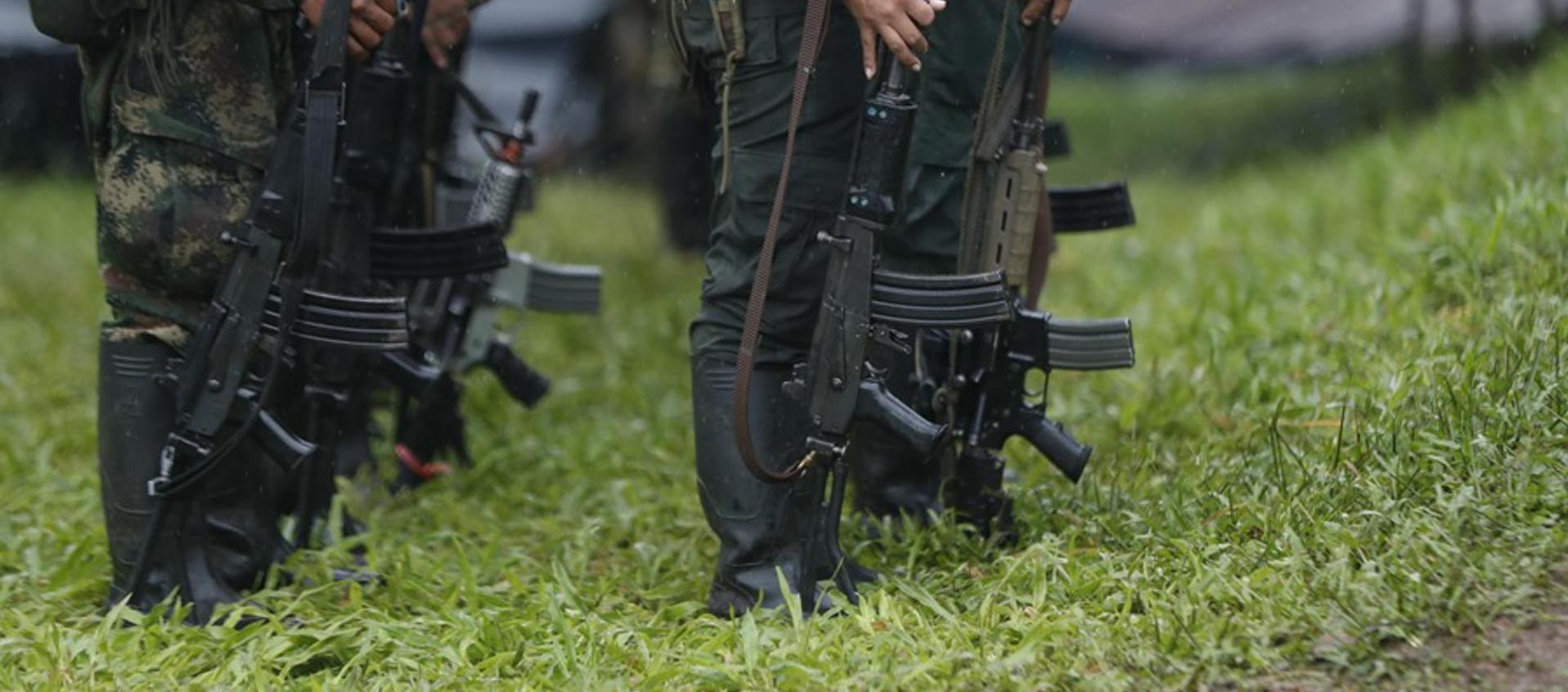 Guerrilleros de la disidencia de las FARC.