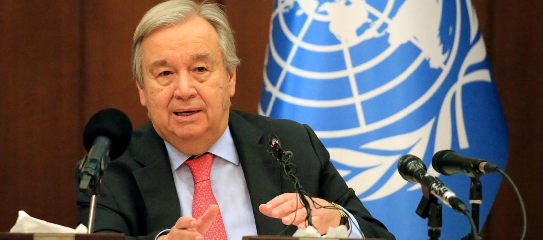 El secretario general de la ONU, António Guterres.
