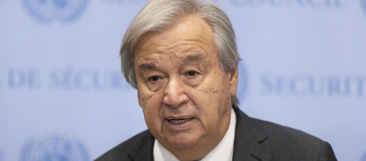 El secretario general de Naciones Unidas, António Guterres.