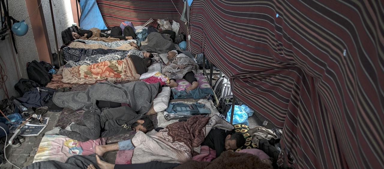 Hospital Nasser en Gaza.