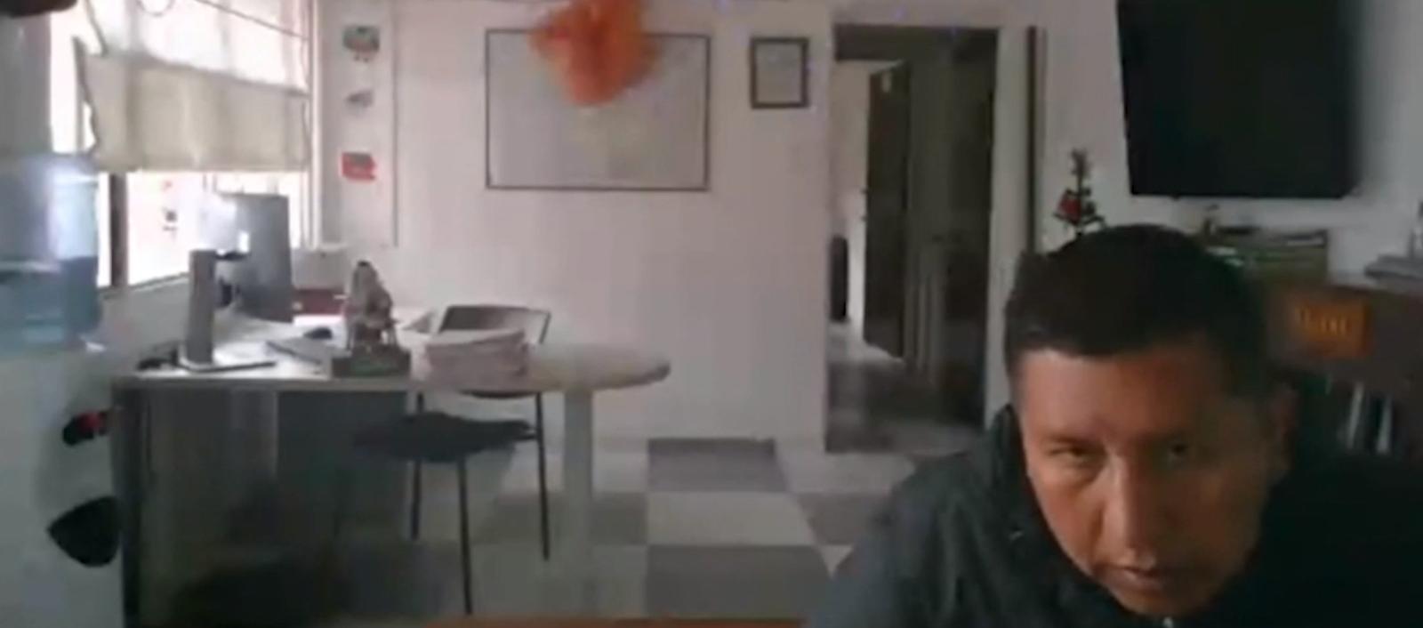 El intendente Alfonso Quinchanegua Quinchanegua.