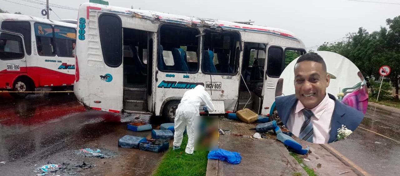 El pastor Johan Herrera murió en el lugar del accidente, en la calle 30. 