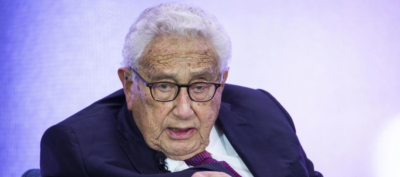 Exsecretario de Estado estadounidense Henry Kissinger.