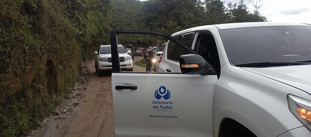 Defensoría del Pueblo en la mediación para la liberación de los soldados y policías. 