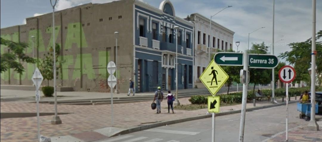 Lugar de los hechos en la carrera 35 calle 32.