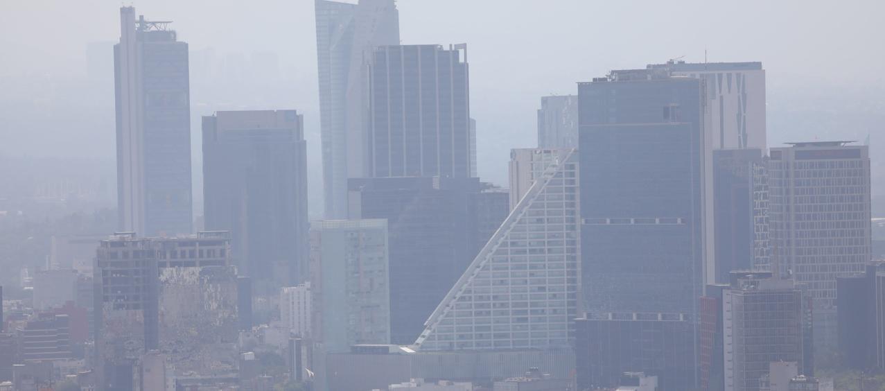 Imagen de la contaminación en Ciudad de México.