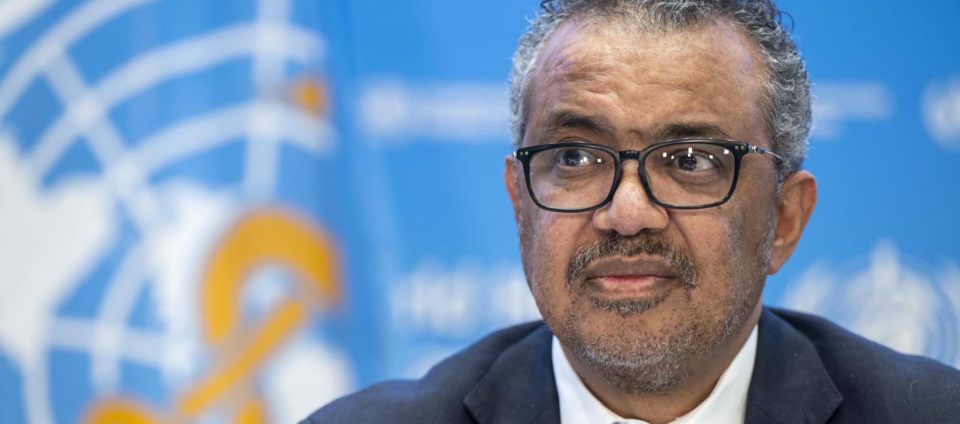 El director de la Organización Mundial de la Salud, Tedros Adhanom Ghebreyesus