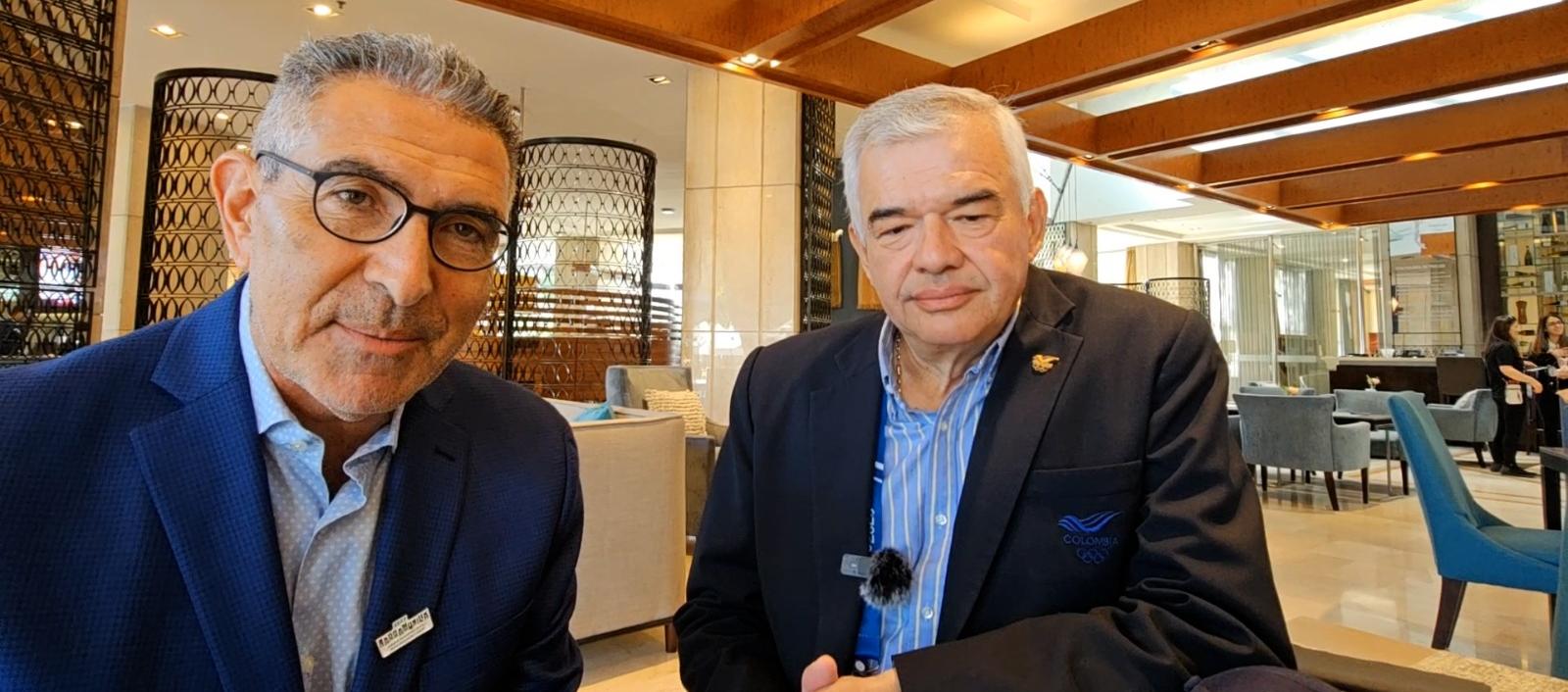 Jorge Cura, director de Zona Cero, junto con Ciro Solano, presidente del COC.