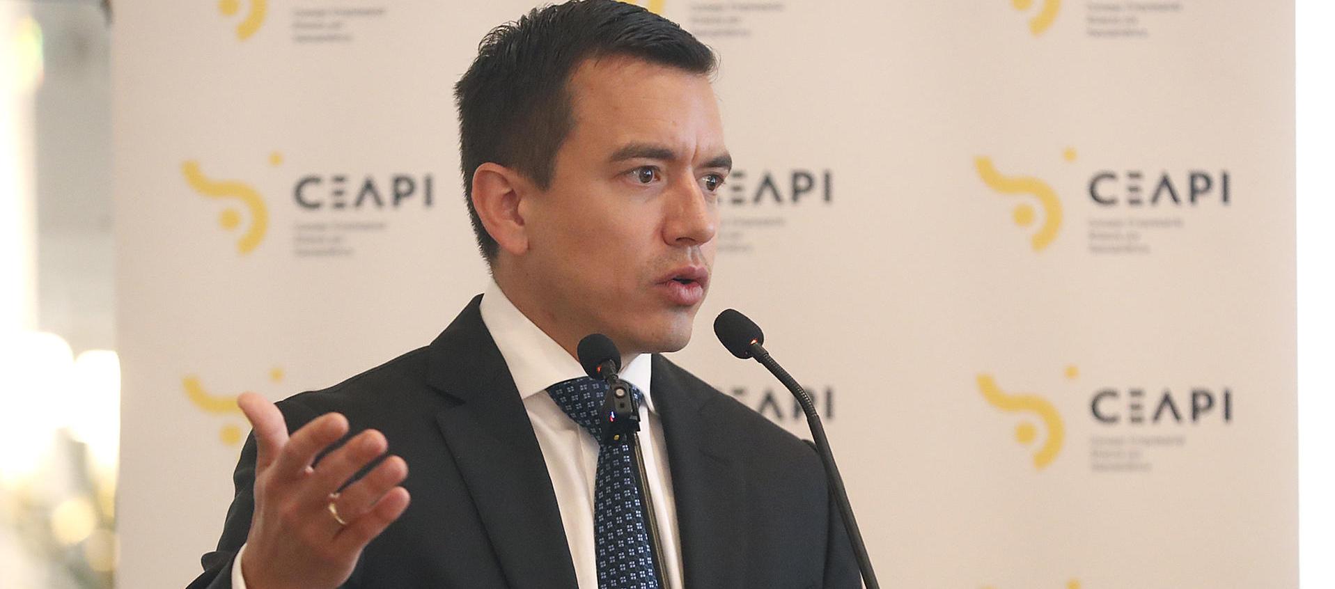 El presidente electo de Ecuador, Daniel Noboa. 