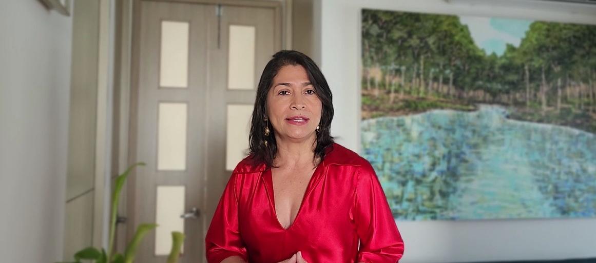 La presidenta de Acopi, Rosmery Quintero.