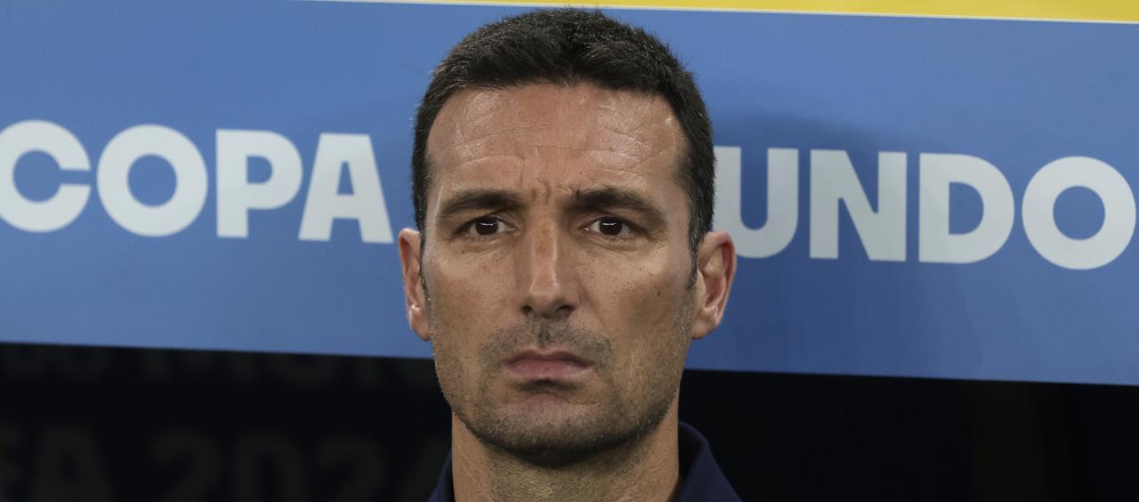 El técnico de la selección Argentina, Lionel Scaloni.