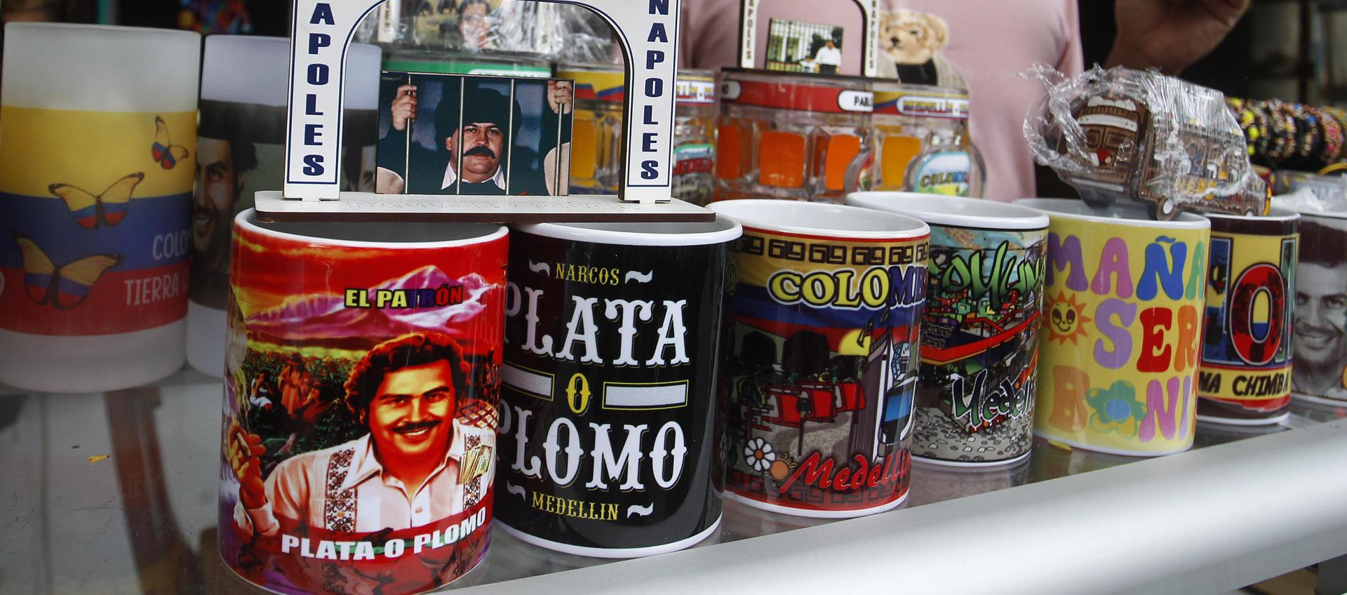 Souvenirs de Pablo Escobar.