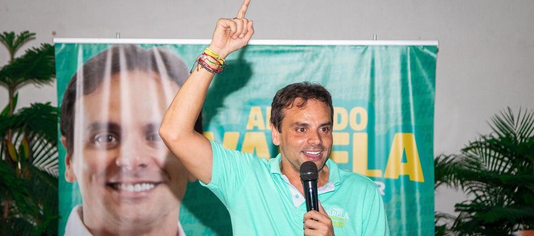 Alfredo Varela en la campaña pasada a la Gobernación del Atlántico