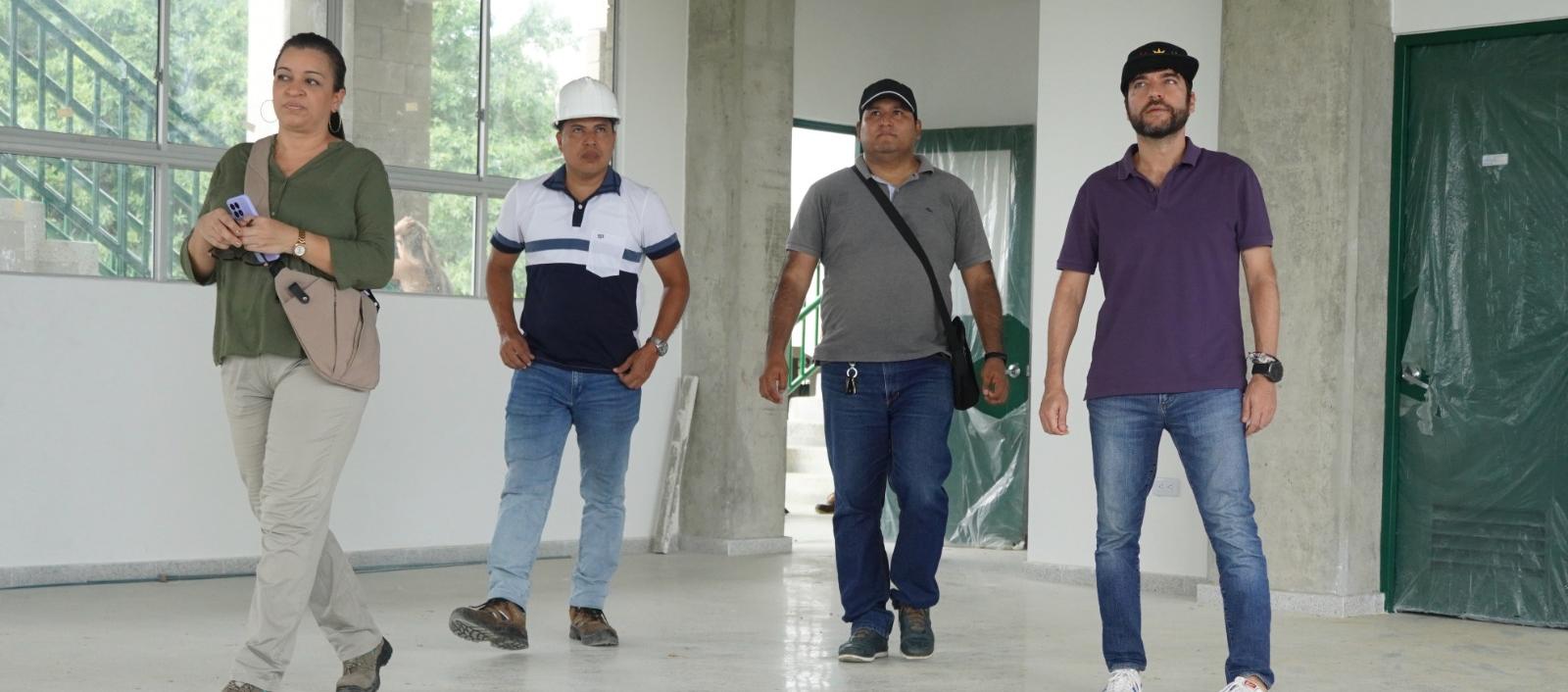 El alcalde Jaime Pumarejo en la IED Alexander Von Humboldt