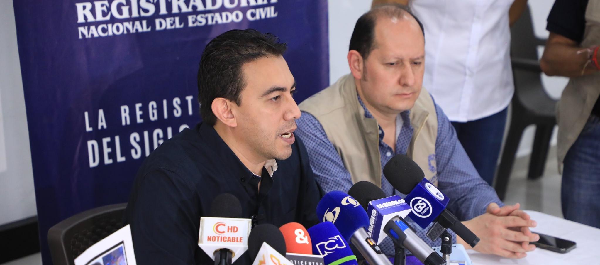 Alexander Vega Rocha, Registrador Nacional.