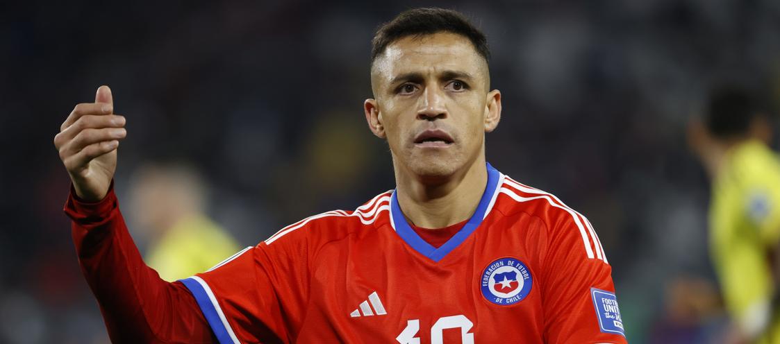 Alexis Sánchez, delantero de la selección chilena. 