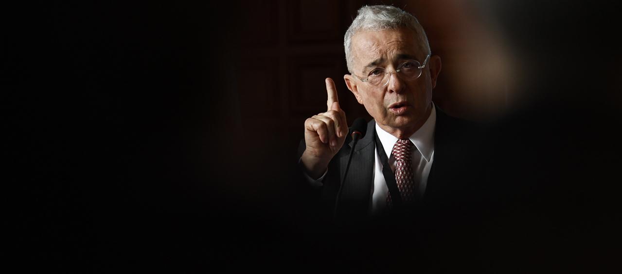 Álvaro Uribe Vélez, expresidente de Colombia. 