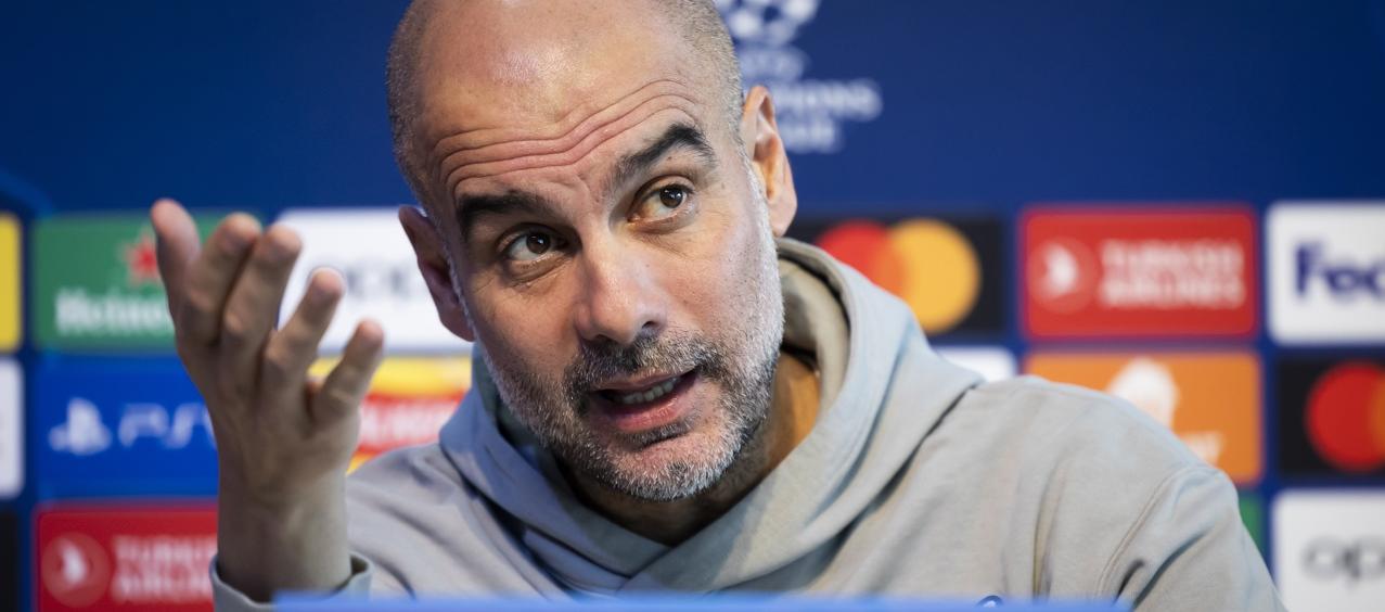 Pep Guardiola, entrenador del Manchester City. 