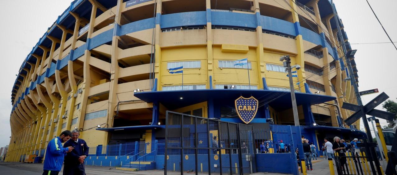 La Bombonera, estadio de Boca Juniors. 