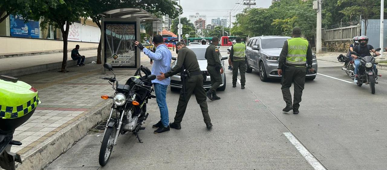 Operativos de control en las calles de la ciudad.