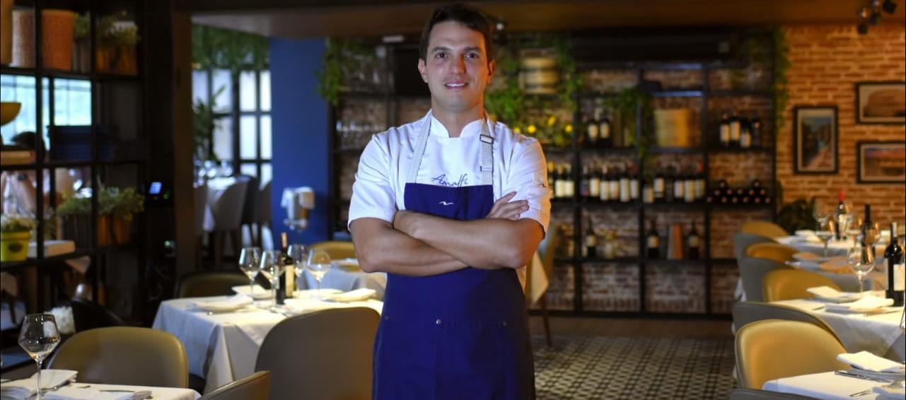 Juan Camilo Benedetti, chef propietario de Amalfi Cucina en Barranquilla