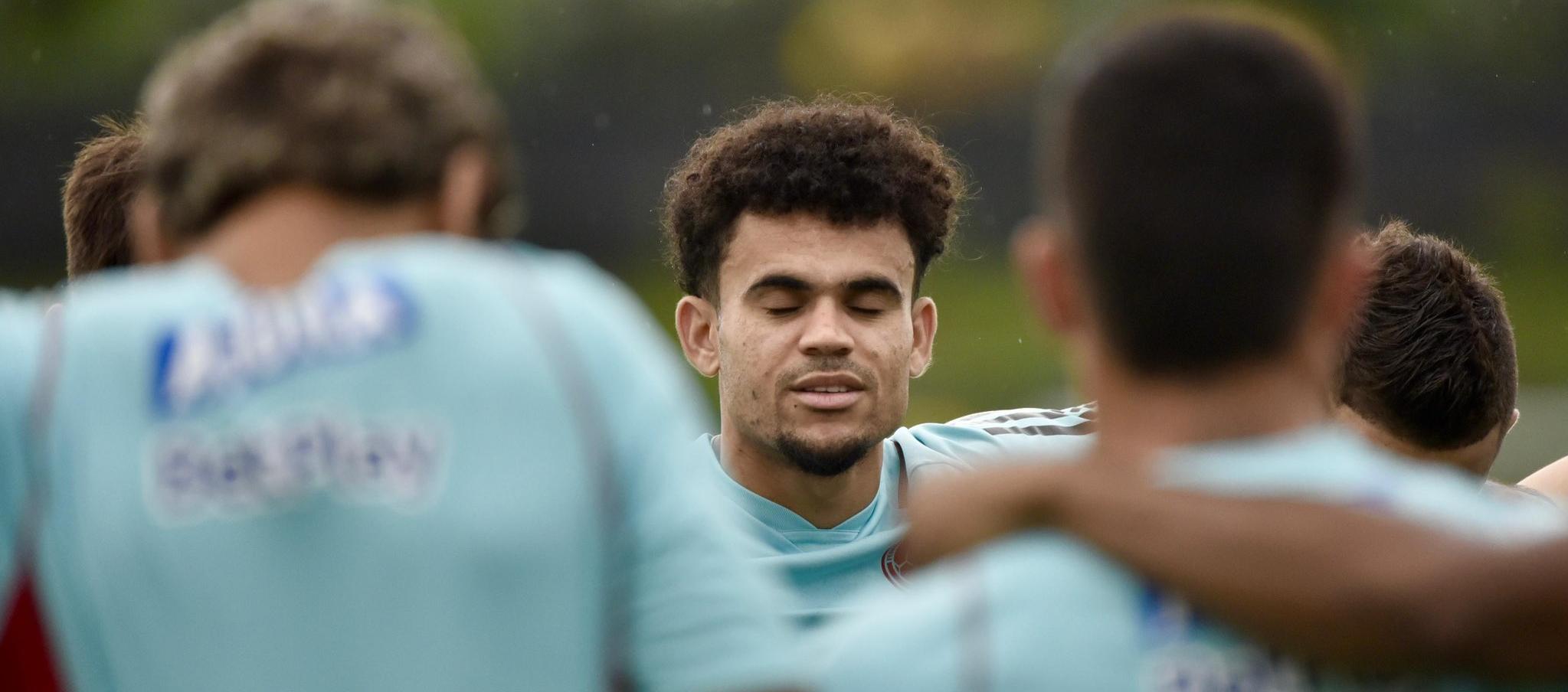 Luis Díaz, autor de los dos goles de la victoria de Colombia sobre Brasil. 