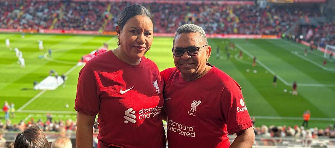 Luis Manuel Díaz junto a su esposa Cilenis Marulanda, en una foto de archivo