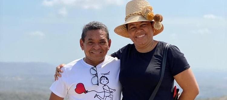 Luis Manuel Díaz y su esposa Cilenis Marulanda.