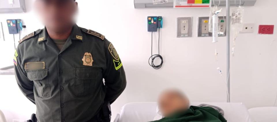 El sicario está bajo custodia policial en el centro asistencial.