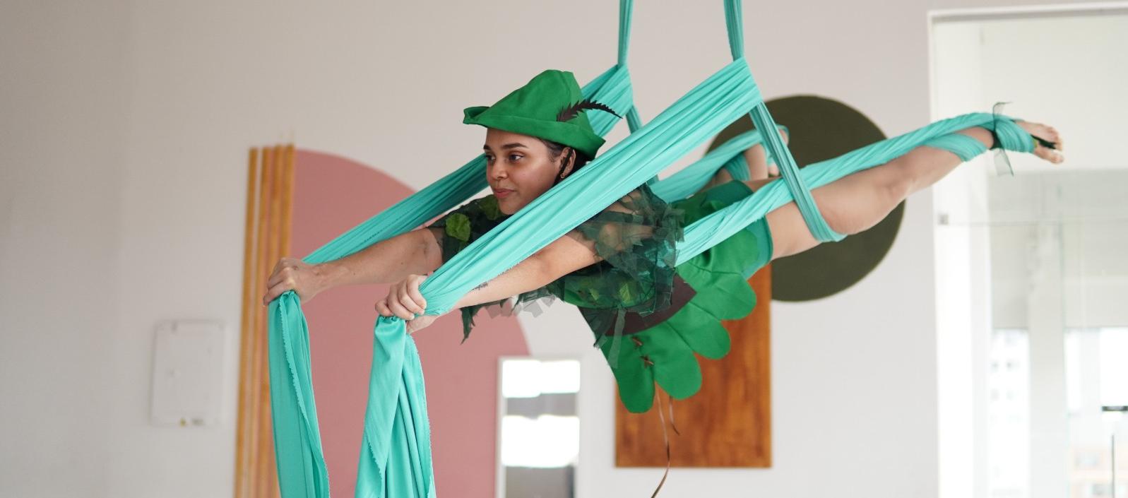 Peter Pan es el personaje del show de mucha magia y acrobacias