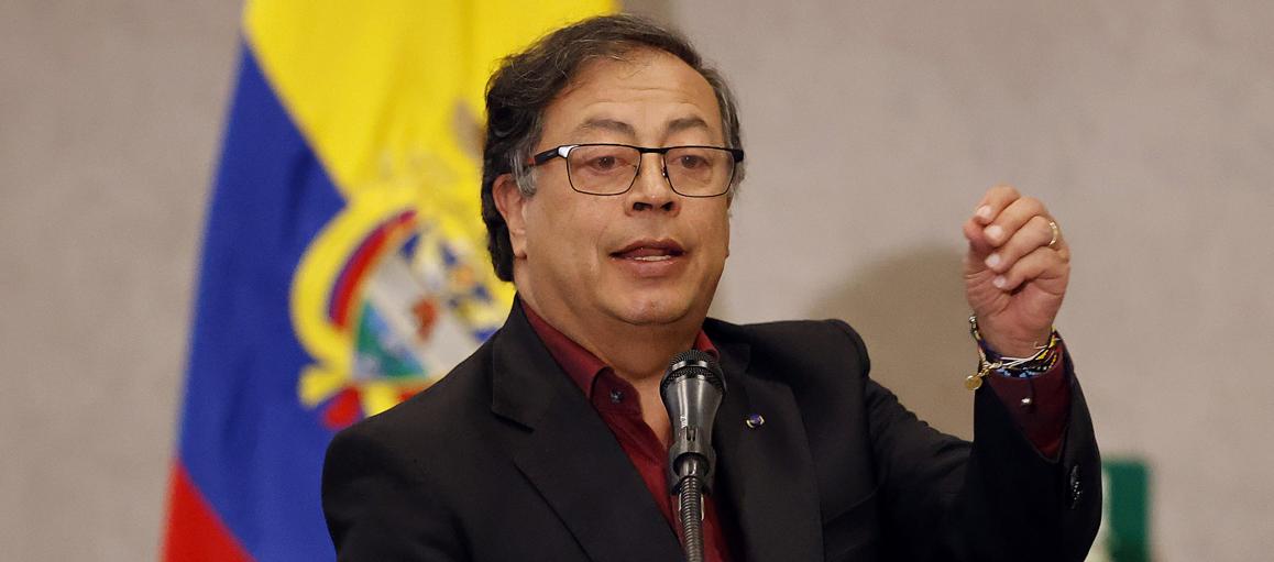 Gustavo Petro, presidente de Colombia, criticó duramente al ELN. 