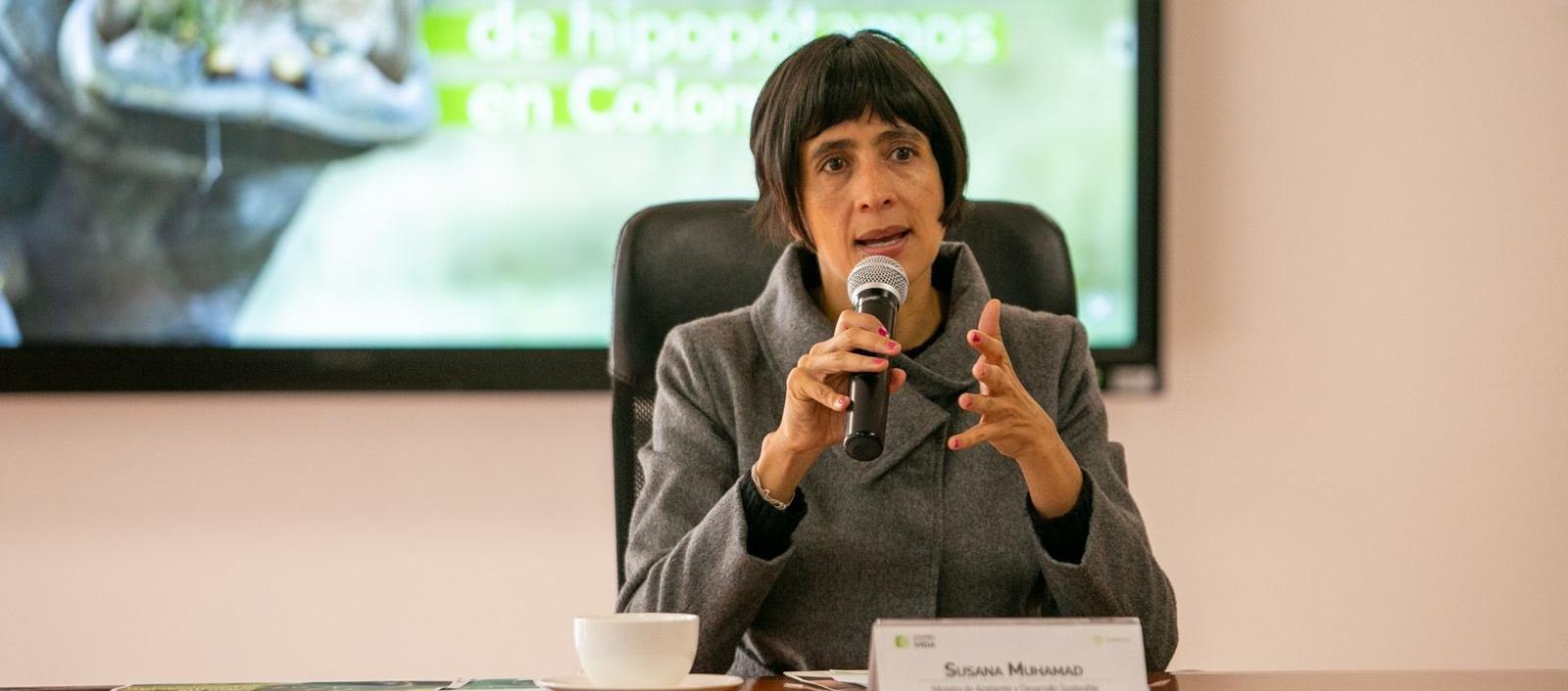 Susana Muhamad, ministra de Medio Ambiente