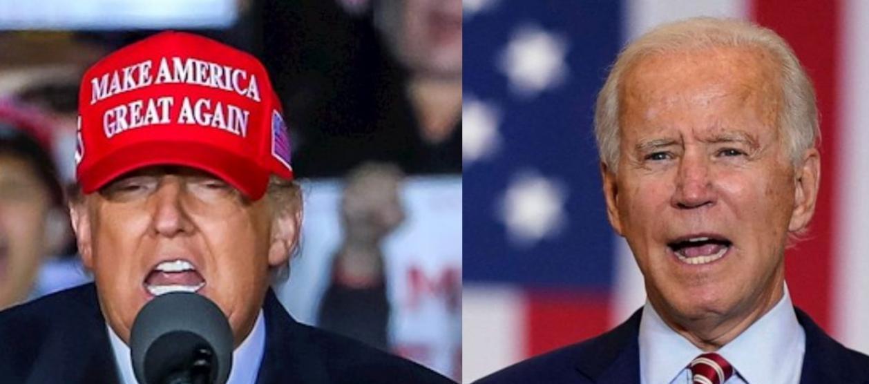 Donald Trump y Joe Biden.