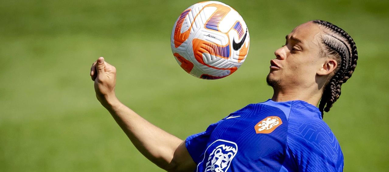 Xavi Simons enfrentará este martes, con el Leipzig, al Manchester City. 