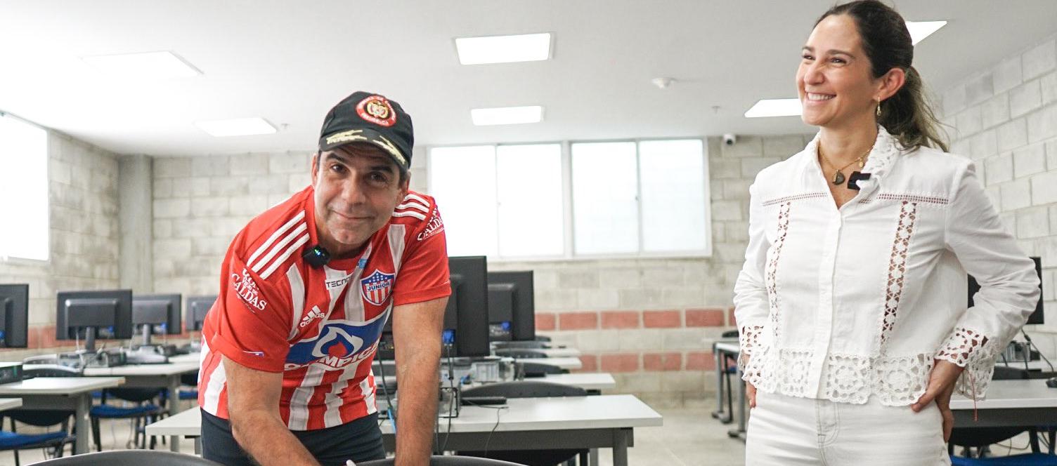 Alex Char y María Del Mar Vélez.