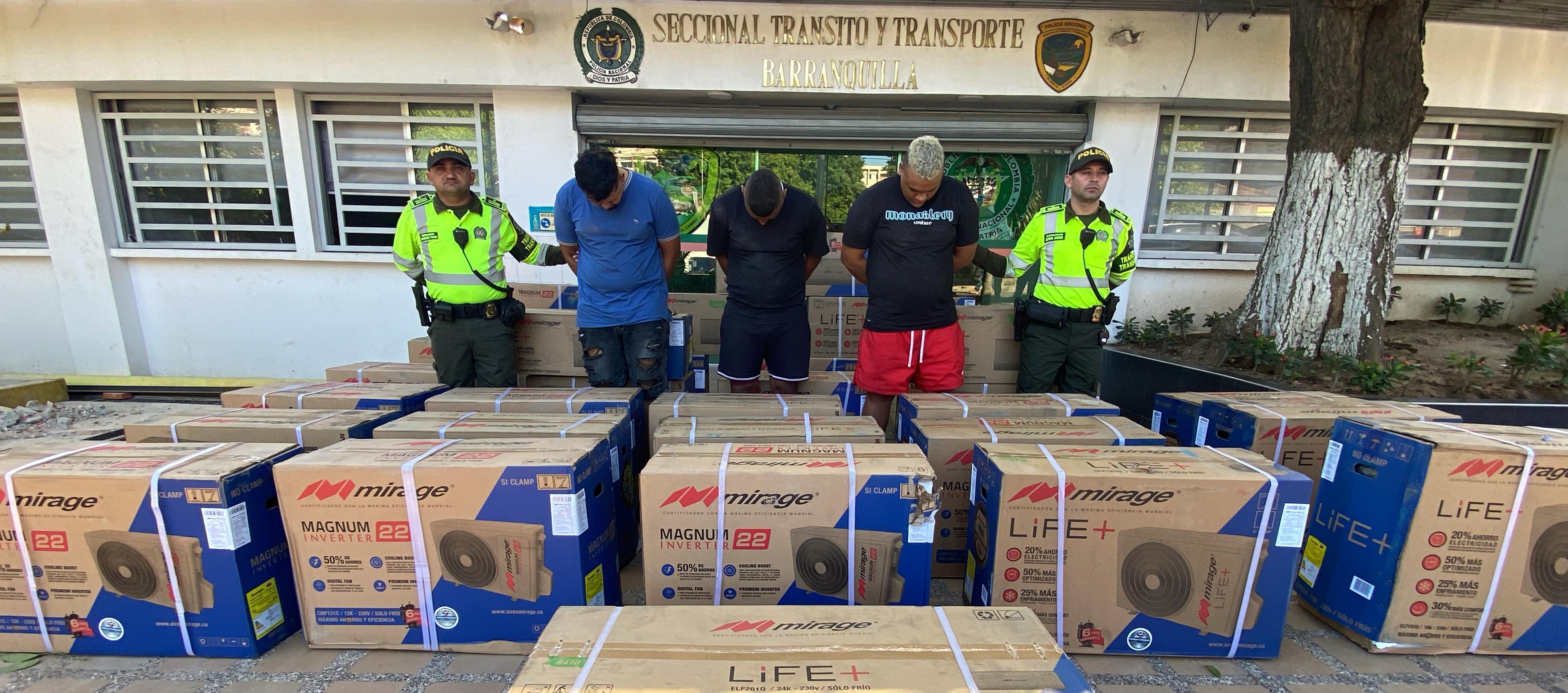 Aires acondicionados recuperados en Barranquilla