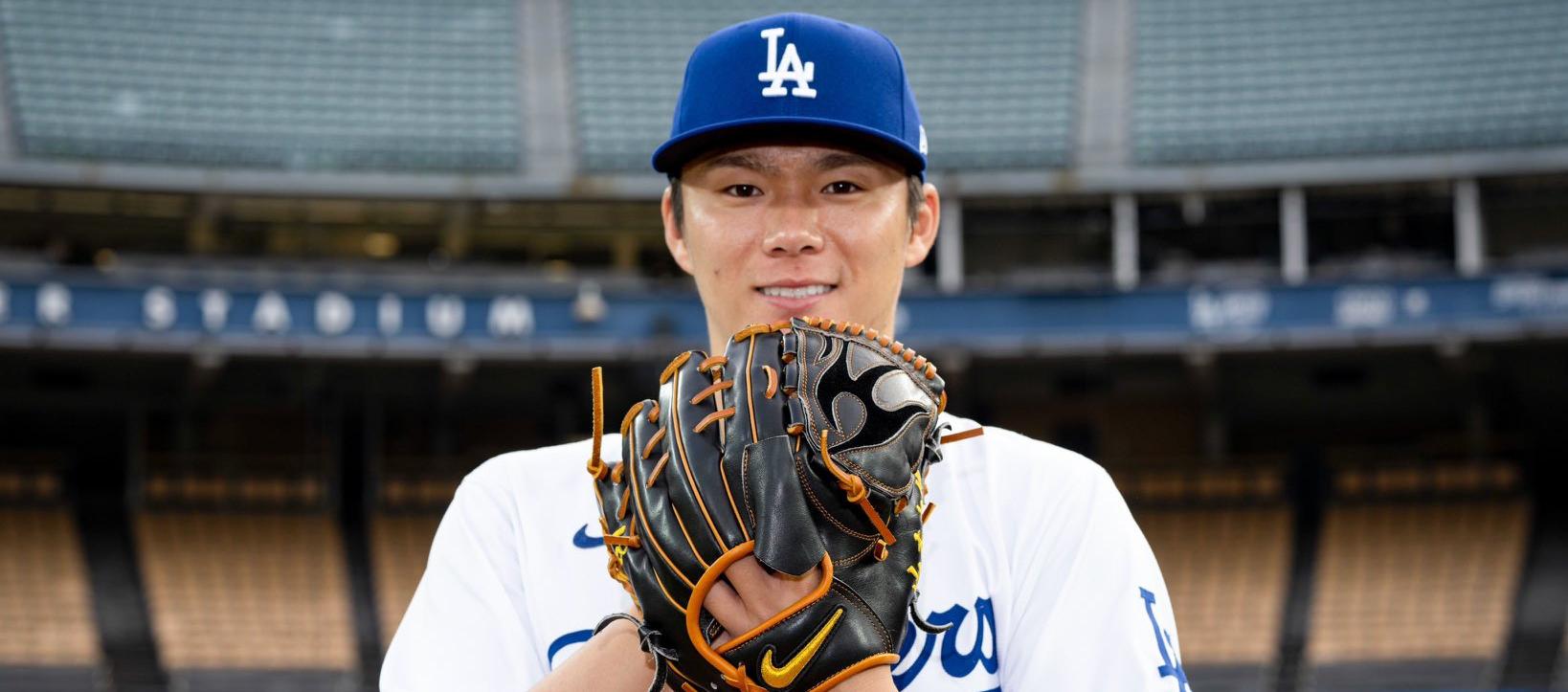 Yoshinobu Yamamoto, nuevo lanzador de los Dodgers. 