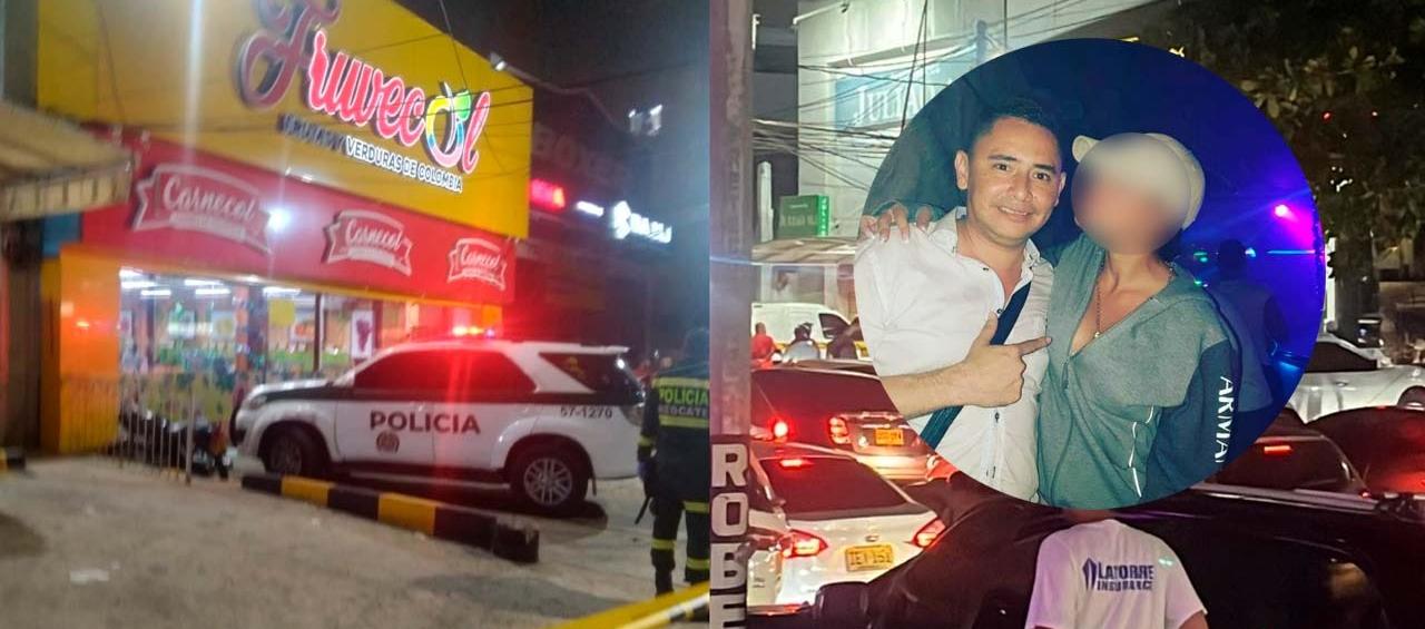 Alex Mancera fue asesinado en este local comercial de la carrera 43.