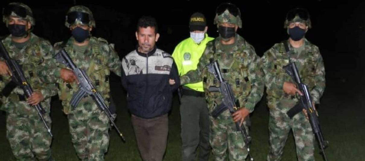 Orlando Parra Ramírez, alias 'Carlos', fue capturado en 2021.