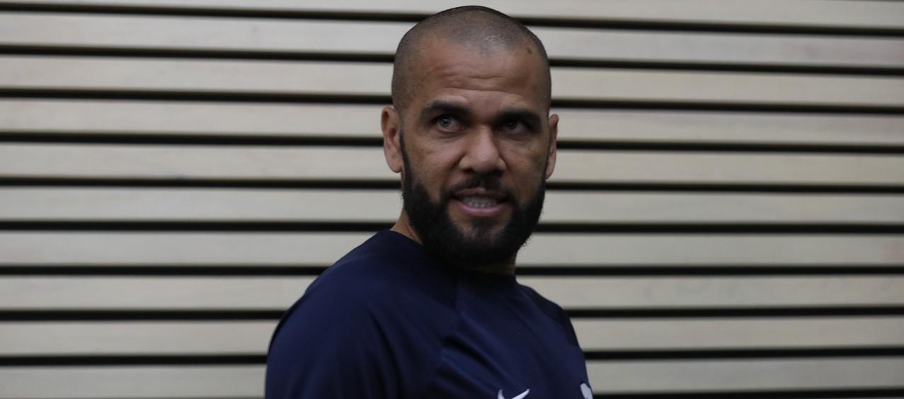 El jugador brasileño Dani Alves.