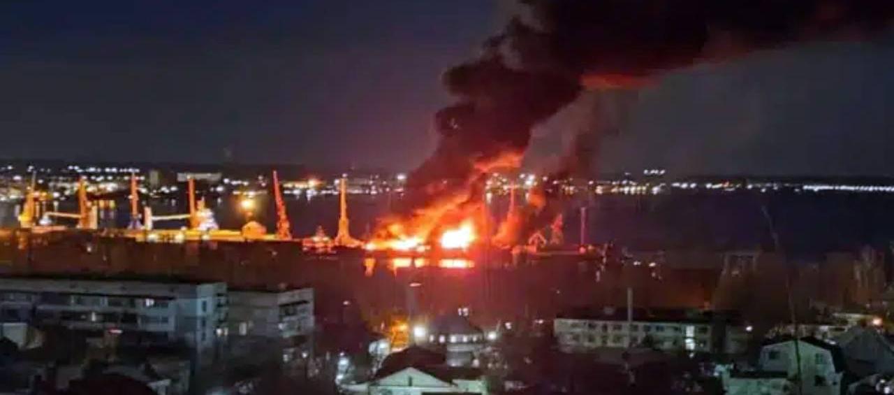 Este fue el segundo ataque que sufrió el Novocherkassk desde el inicio de la guerra.