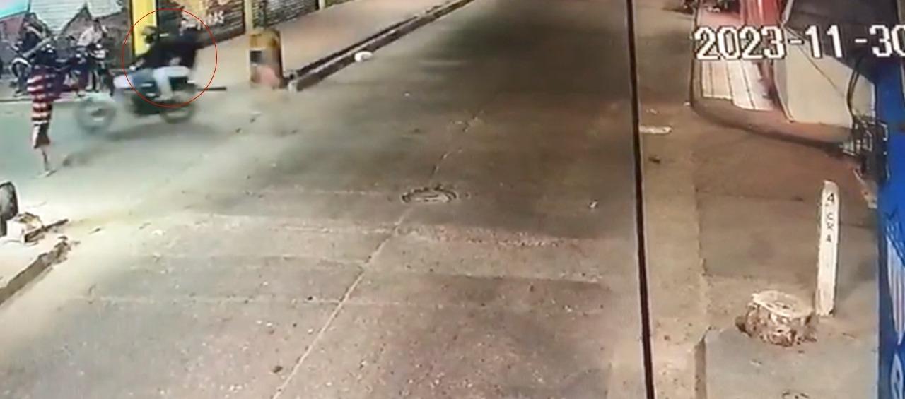 Ataque sicarial en barrio Carrizal.