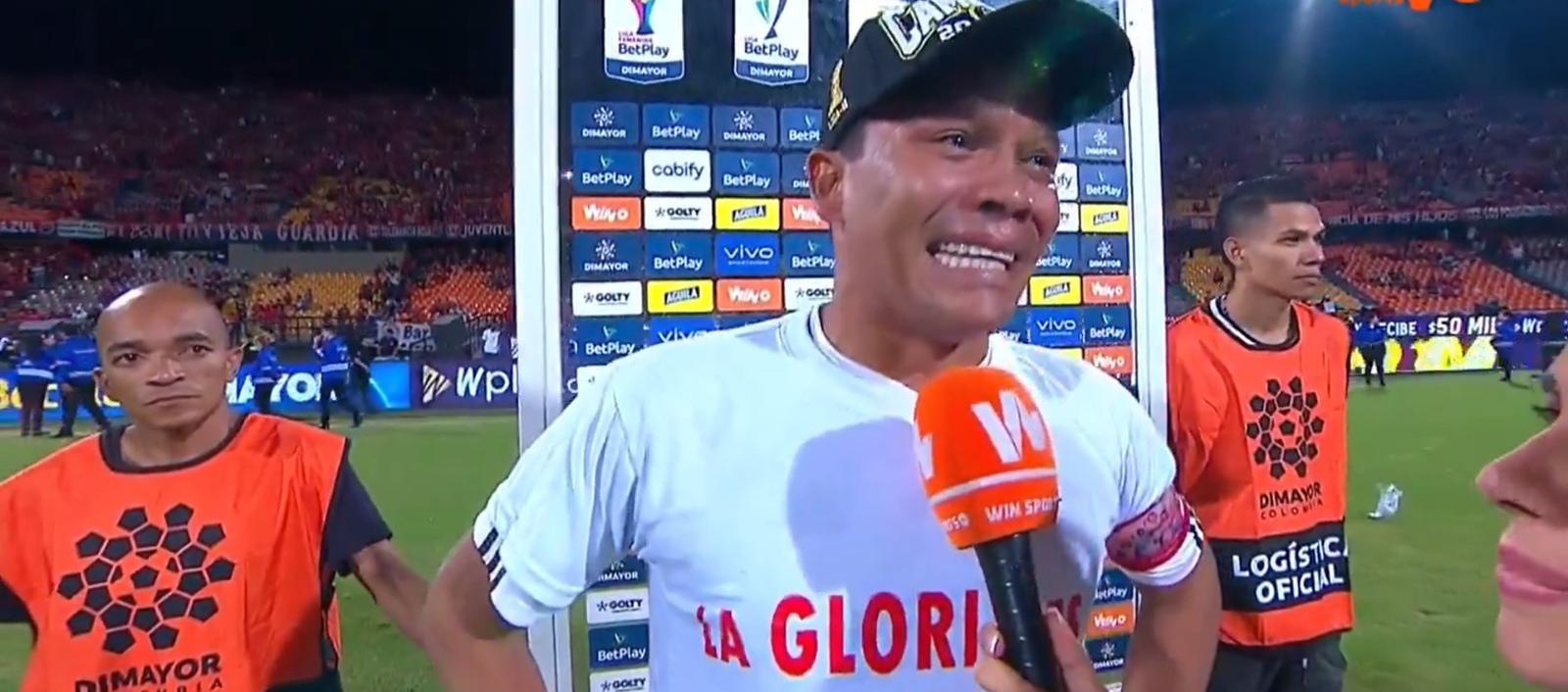 Carlos Bacca y su desahogo tras el título.