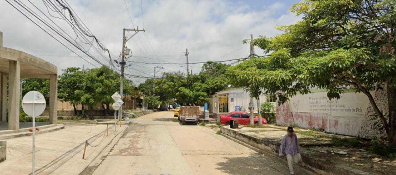 Aspecto del barrio Las Margaritas, en Soledad. 