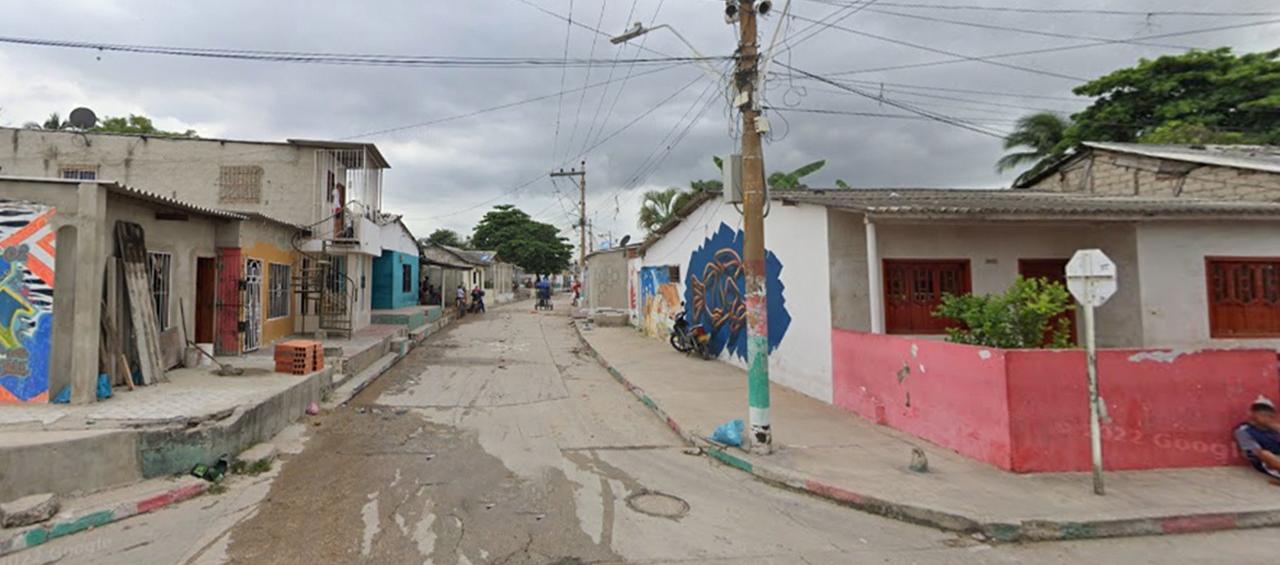 Calle 21 con carrera 33, barrio San Roque. 